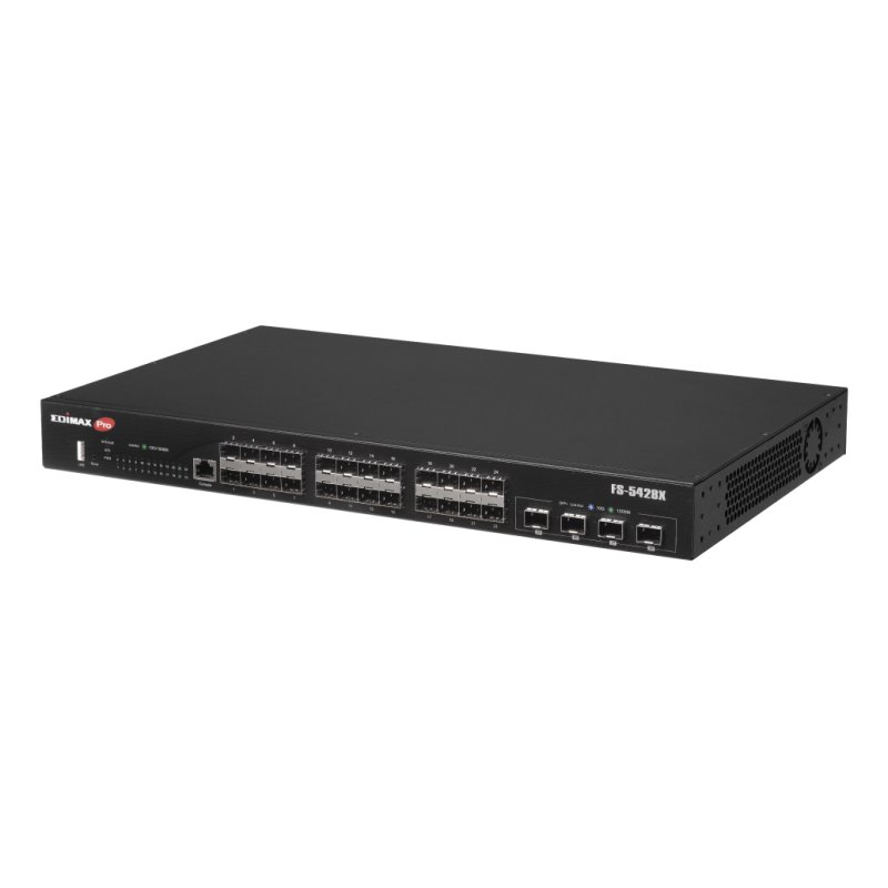 Edimax FS-5428X network switch Managed L2 1U Black