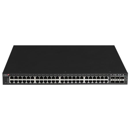 Edimax 54-Port Gigabit PoE Web Smart Switch fr Langstrecken mit 6 SFP 10G-Por