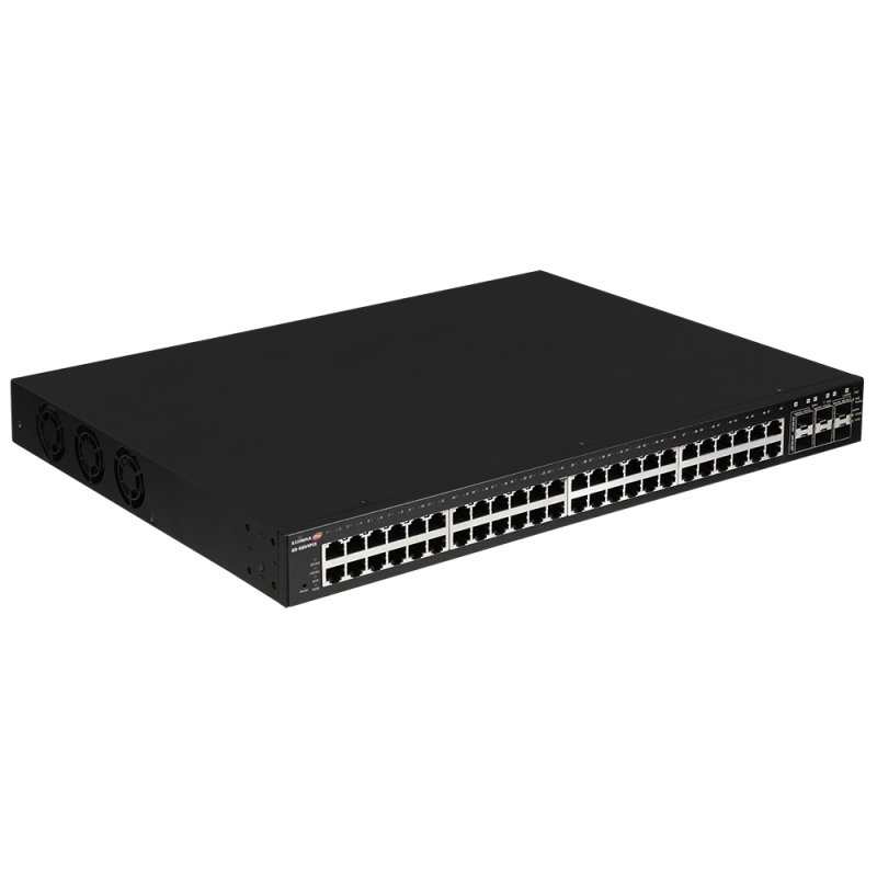 Edimax GS-5654PLX network switch Managed Gigabit Ethernet (10/100/1000) Power over Ethernet (PoE) Black