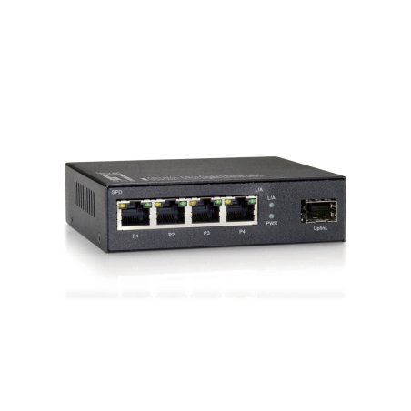 LevelOne GEU-0521 Gigabit 4 Port 1 SFP Switch