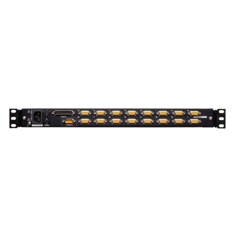 ATEN CL5716MW rack console 43.9 cm (17.3") 1920 x 1080 pixels Metal, Plastic Black 1U