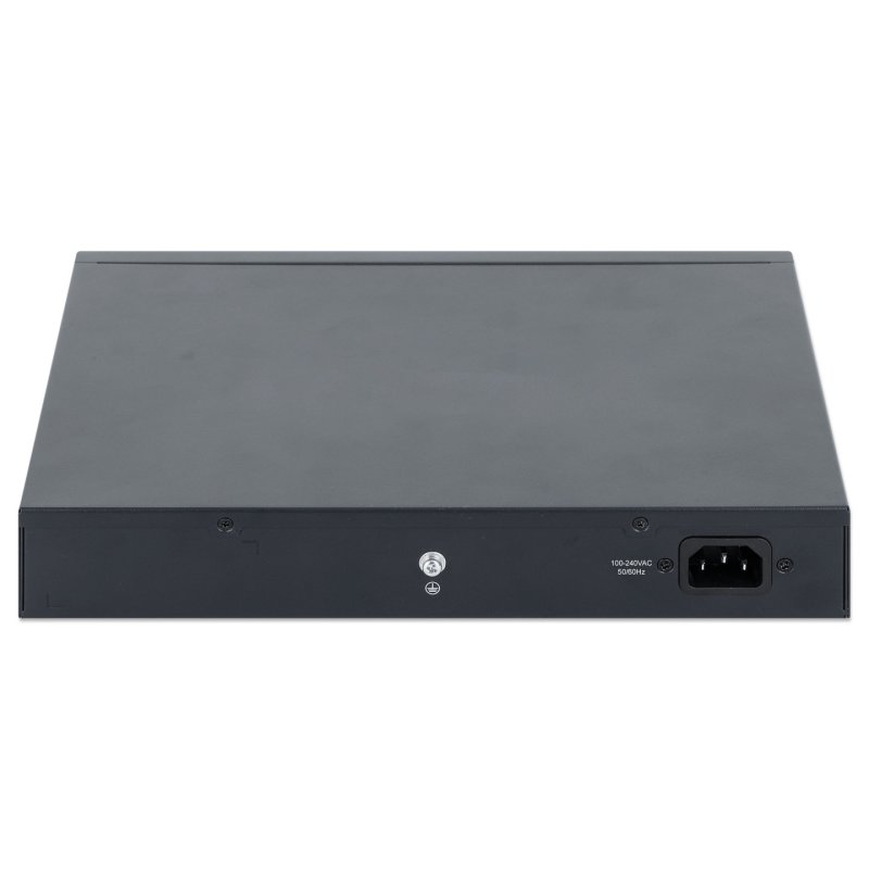 Intellinet 10-Port L2 Fully Managed PoE Switch mit 8 Gigabit Ethernet-Ports und 2 SFP-Uplinks