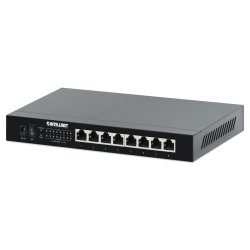INTELLINET 8-Port 2,5G Ethernet PoE Switch 8x 10/100/1000/2500 Mbit/s PSE PoE Ports 100W PoE-Leistungsbudget