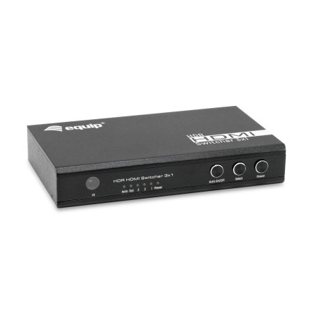 Equip Switch HDMI2.0 3-In/1-Out Fernbed. 4K/60Hz 18Gbps