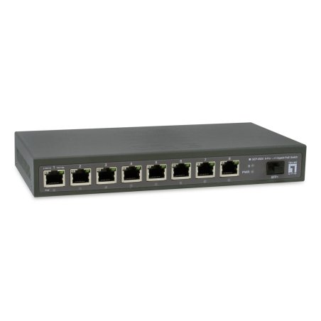 LevelOne GEP-0925 network switch Unmanaged 2.5G Ethernet (100/1000/2500) Power over Ethernet (PoE) Black
