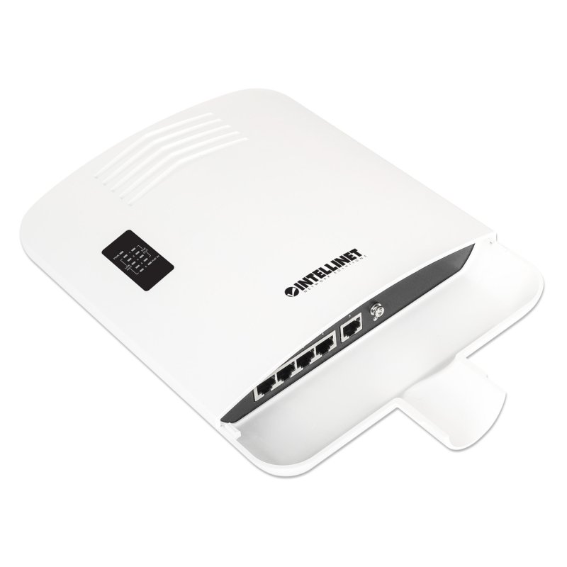 Intellinet Outdoor PoE-Powered 5-Port Gigabit Switch with PoE Passthrough / 4-Port PoE Extender