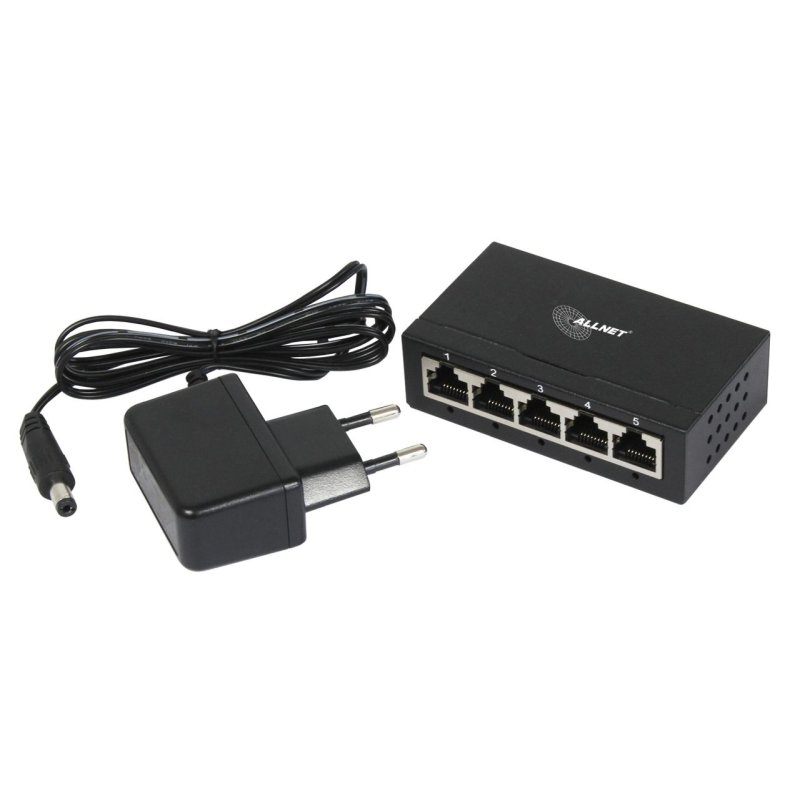 ALLNET 215276 Non-géré L2 Gigabit Ethernet (10/100/1000) Bureau Noir