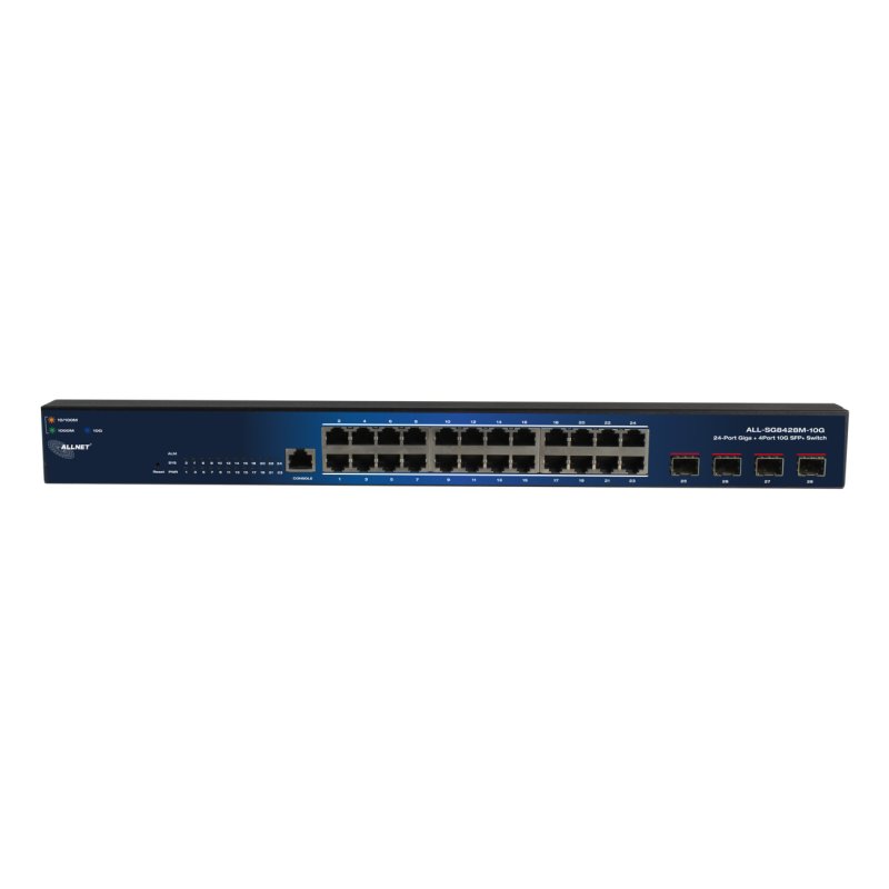 ALLNET 219585 Managed L2 Gigabit Ethernet (10/100/1000) Black