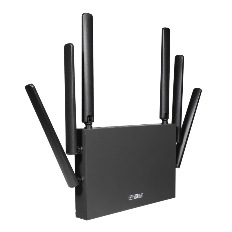 Edimax 5G-8649AX wireless router Dual-band (2.4 GHz / 5 GHz) Black