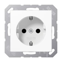 JUNG A 1520 BFKI WW outlet box Type F White