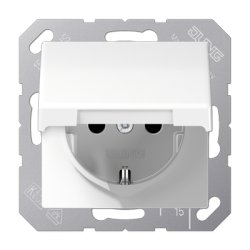 JUNG AS 1520 BFKL WW outlet box Type F White