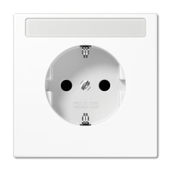 Jung LS1520NAWW SCHUKO Steckd.m.Schriftf.