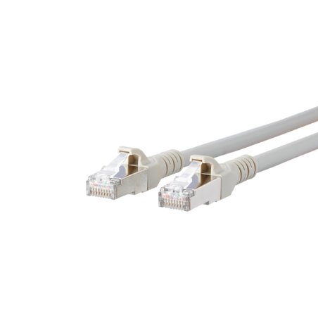 METZ CONNECT Patchkabel S/FTP Cat.6A grau 30,0m