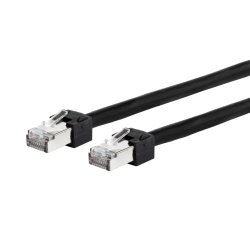 METZ CONNECT 13084U1000-E câble de réseau Noir 1 m Cat6 S/FTP (S-STP)
