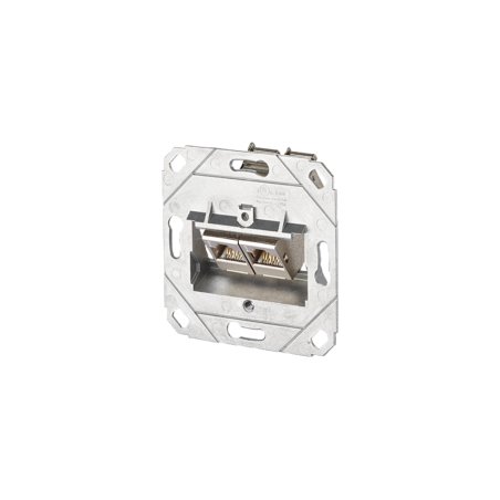 METZ CONNECT E-DAT 2x UP0 Cat.6A socket-outlet RJ-45 Silver