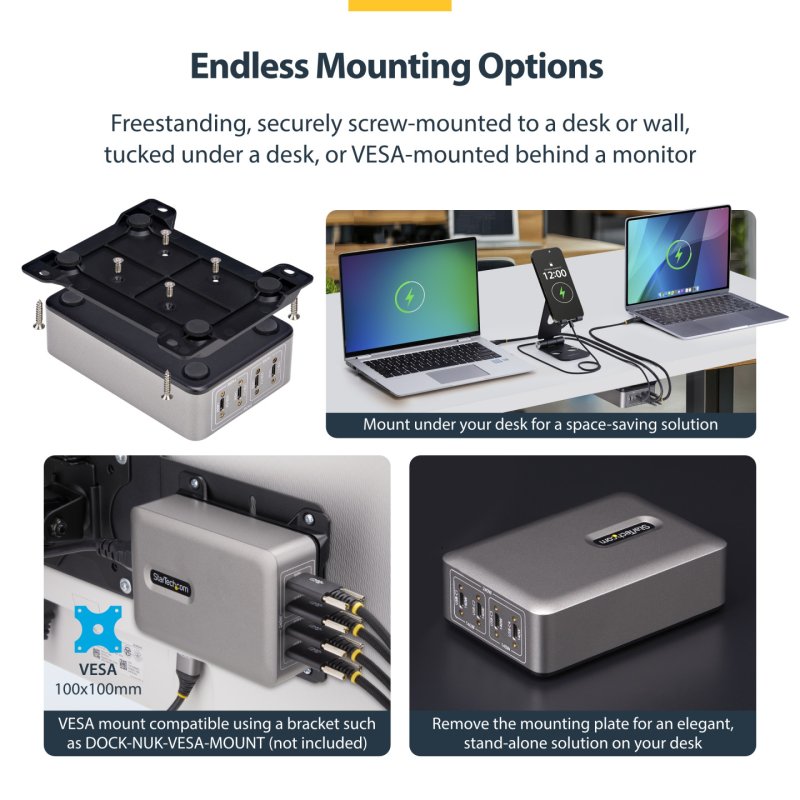 4-PORT USB-C CHARGER 240W .