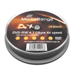 MediaRange MR450 DVD vierge 4,7 Go DVD-RW 10 pièce(s)