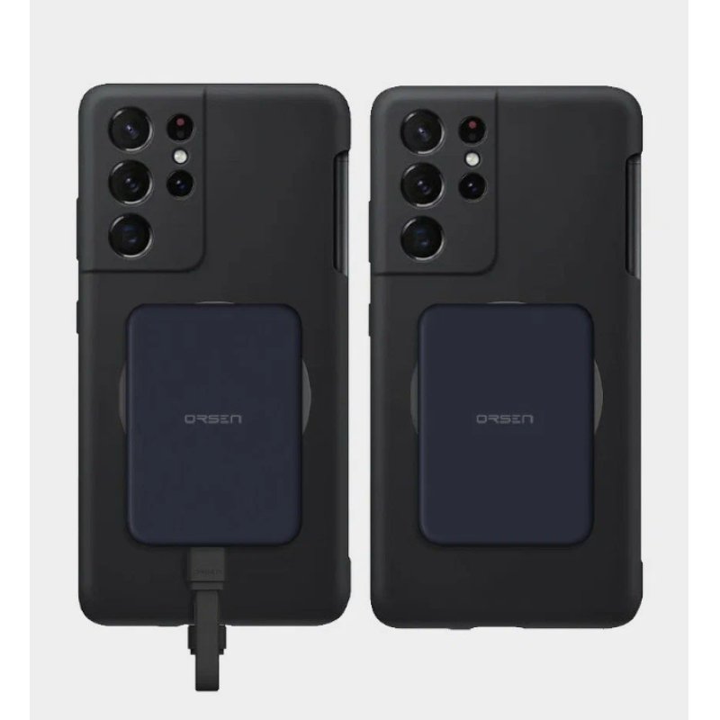 Orsen EW50 Magnetic Wireless Power Bank for iPhone 12 and 13 4200mAh blue