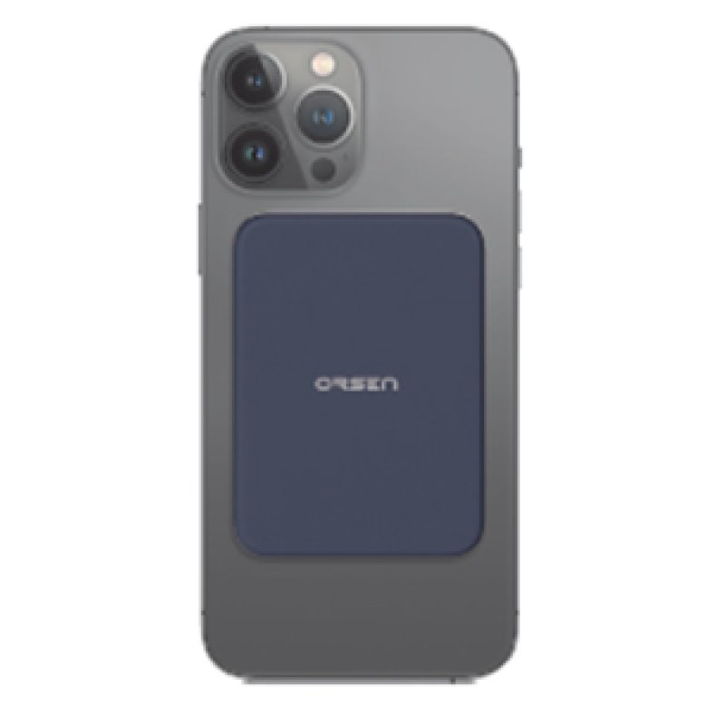 Orsen EW50 Magnetic Wireless Power Bank for iPhone 12 and 13 4200mAh blue