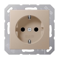 JUNG A 1520 CH outlet box Type F Champagne