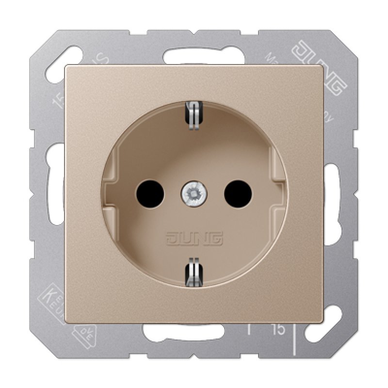 Jung A1520CH SCHUKO Steckdose 16A 250V A champagner