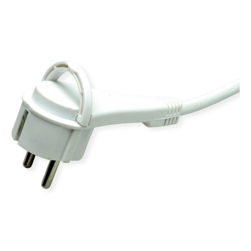 ROLINE 4-fach Steckdosenleiste mit Schalter, rund, USB-Charger A C, blau, 1,5 m