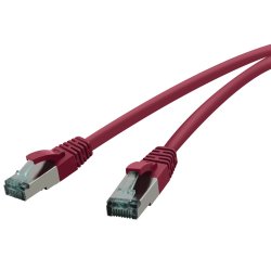 Red 2713-13-0089 networking cable 0.25 m Cat6a S/FTP (S-STP)