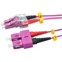 Red 2716-10-0030 InfiniBand/fibre optic cable 10 m LC SC Purple