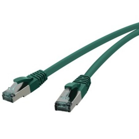 RED Cat.6a 1,5m grün Patchkabel Cat.6a S/FTP AWG 27/7, 2xRJ45, grün, 1,5m