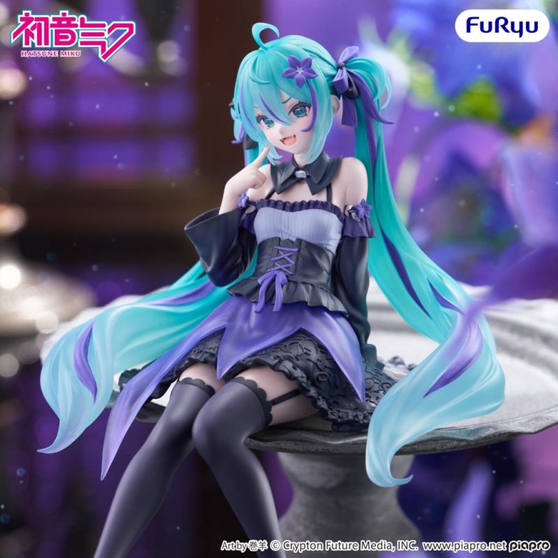HATSUNE MIKU - Flower Fairy Bellflower - Statuette Noodle Stopper 14cm
