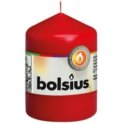 Bolsius Pillar Candle 80mm X 58mm Red