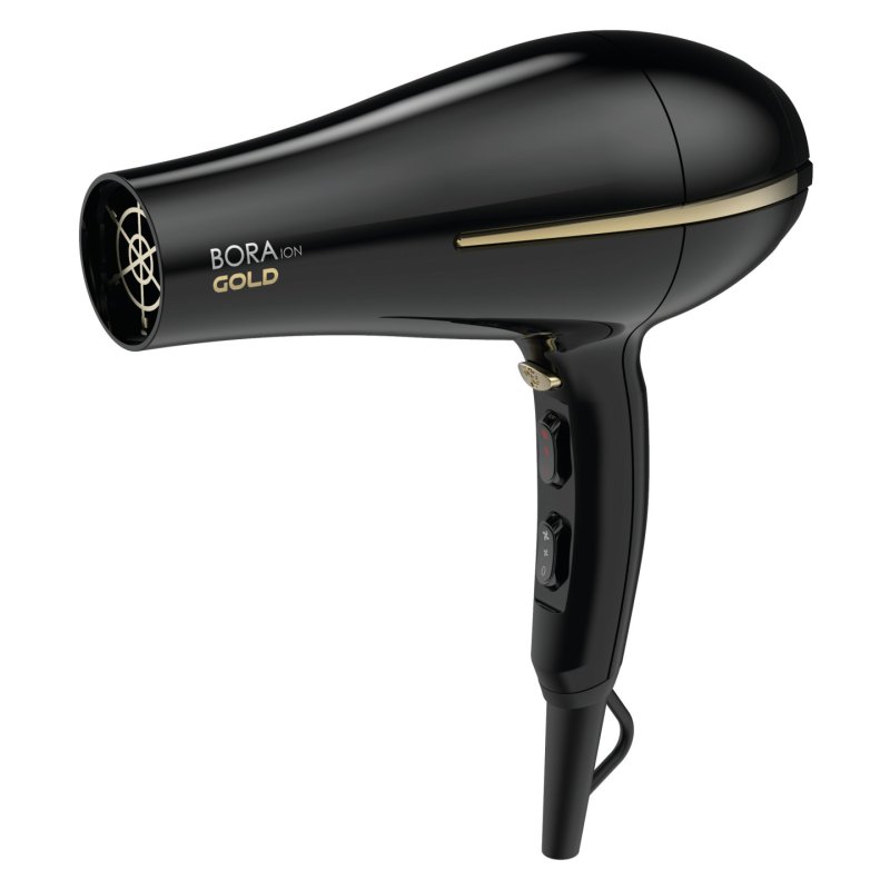 GA.MA Bora ION Gold sèche-cheveux 2200 W Noir