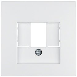 Hager 10331909 wall plate/switch cover White
