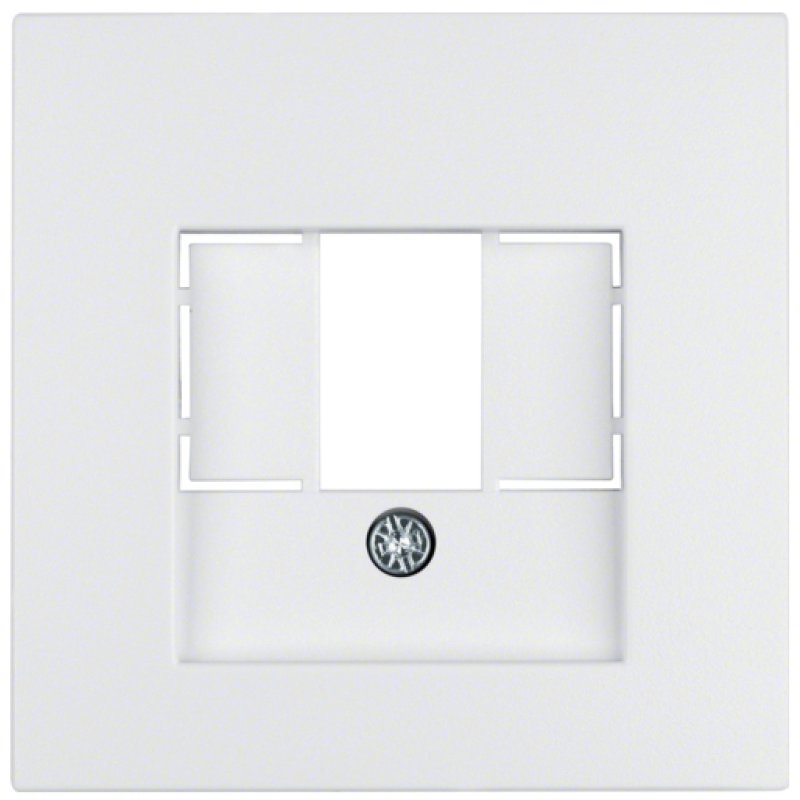 Hager 10331909 wall plate/switch cover White