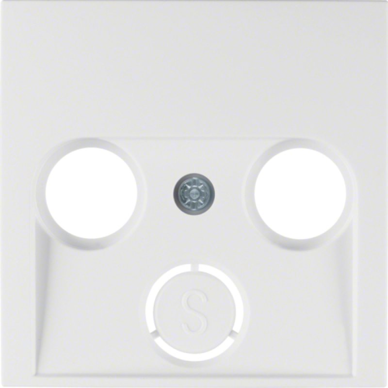 Hager 12031909 wall plate/switch cover White