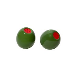 Doiy - Olivia Salt and Pepper Set - Green and Red