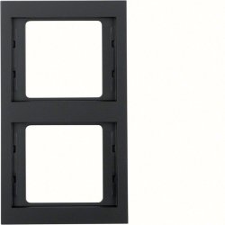 Berker 13237006 wall plate/switch cover Anthracite