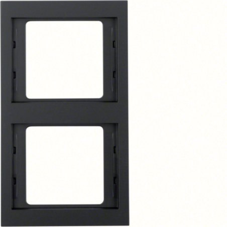Berker 13237006 wall plate/switch cover Anthracite