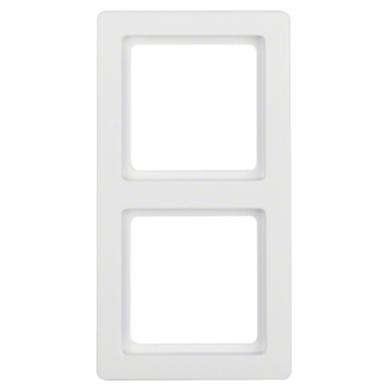 Hager 10126089 Plaque de commutation et obturateur Blanc
