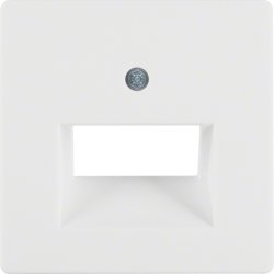 Hager 14096089 wall plate/switch cover White