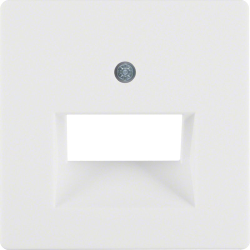 Hager 14096089 wall plate/switch cover White