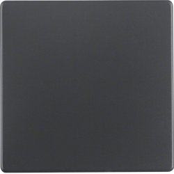Hager 16206086 Plaque de commutation et obturateur Anthracite