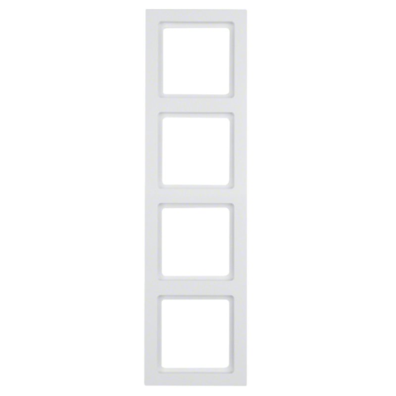 Hager 10146099 Plaque de commutation et obturateur Blanc