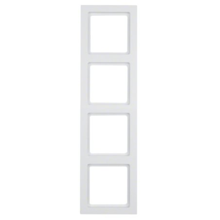 Hager 10146099 Plaque de commutation et obturateur Blanc