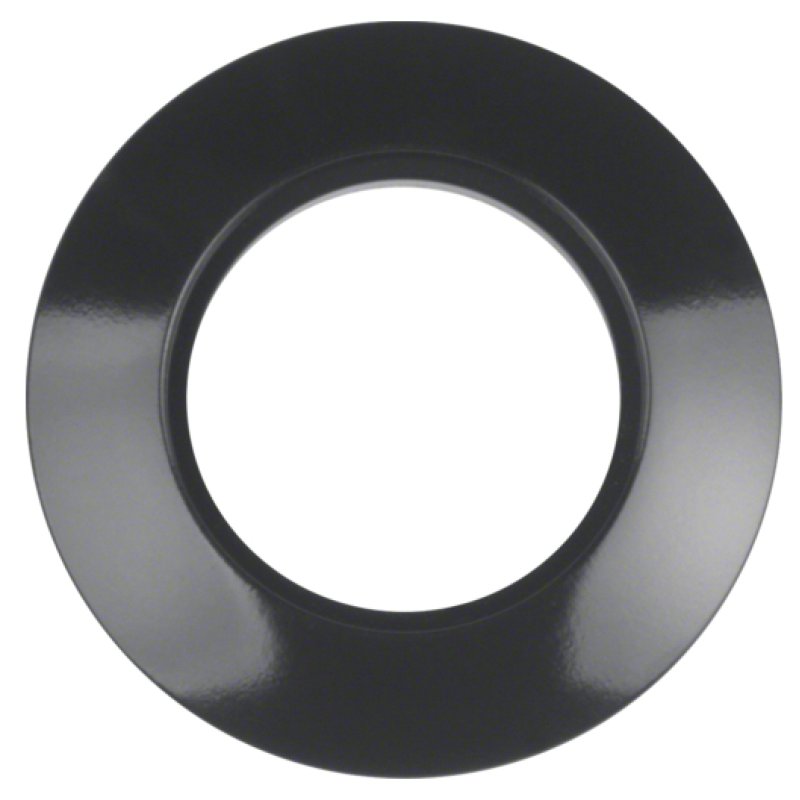 Hager 138101 wall plate/switch cover Black