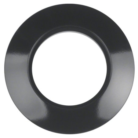 Hager 138101 wall plate/switch cover Black