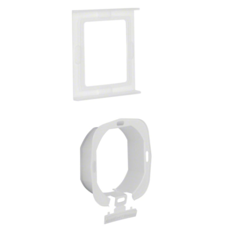Hager 10107200 Plaque de commutation et obturateur Blanc