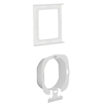 Hager 10107200 Plaque de commutation et obturateur Blanc