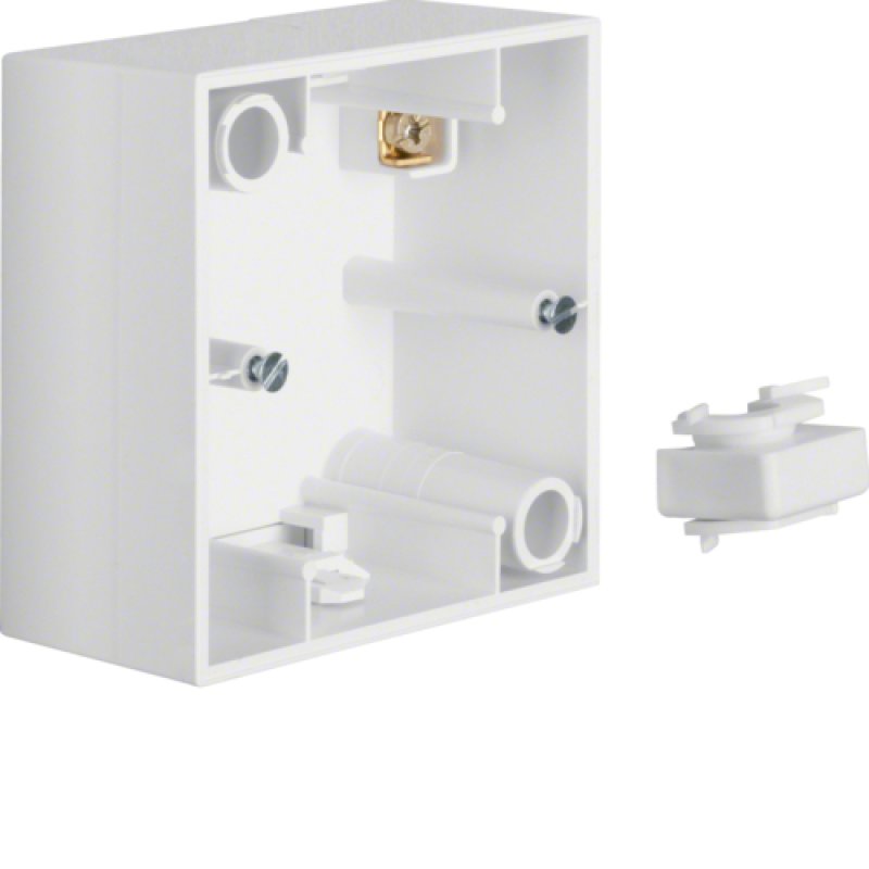 Hager 10418989 wall plate/switch cover White