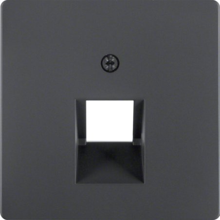 Hager 14076086 socket-outlet Anthracite